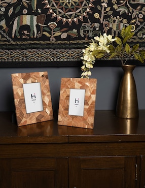 Portarretrato Haus Marquetería de madera para 1 foto