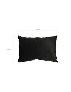 Set de cojín decorativo Corner Kendra Black