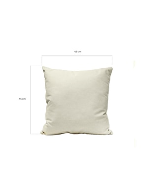 Set de cojín decorativo Corner Velvet Italia Bone
