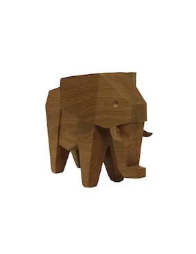 Figura Decorativa De Elefante Corner Origami De Resina