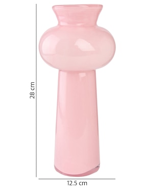 Florero Haus Milk Esencial de vidrio