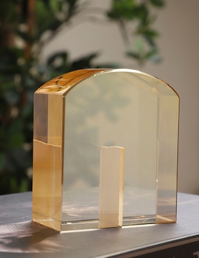 Escultura N Narrative glam de cristal