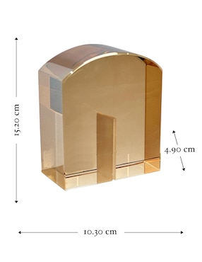 Escultura N Narrative glam de cristal
