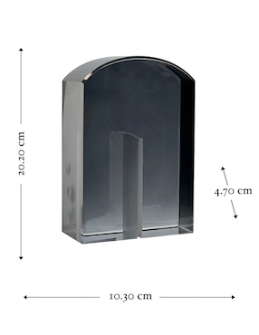 Escultura N Narrative glam de cristal