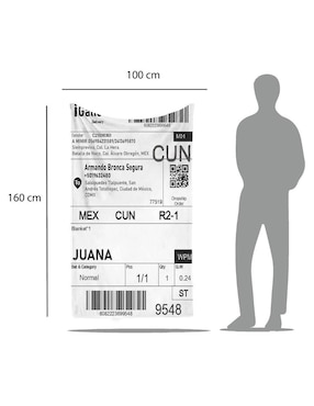 Frazada de tejido punto Juana Gallo unisex