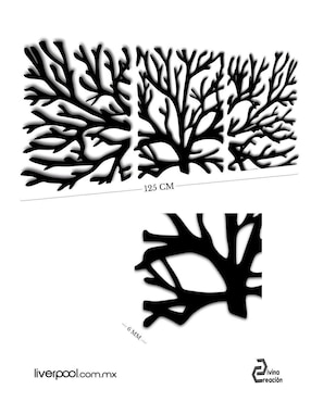 Accesorio decorativo Divina Creación follaje árbol seco