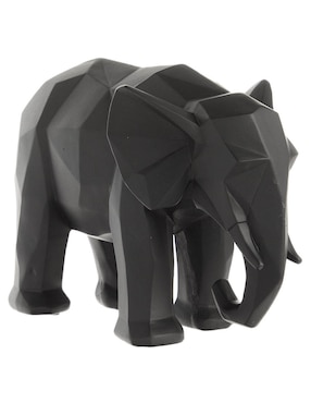 Figura decorativa de elefante Haus Elefante poliedro de resina