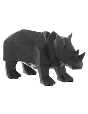 Figura decorativa de rinoceronte Haus de resina