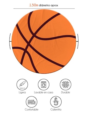 Frazada de tejido plano Juana Gallo Balón De Basquetból unisex