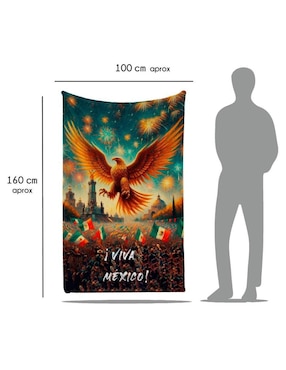 Frazada de tejido plano Juana Gallo Aguila Real unisex