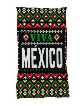 Frazada de tejido plano Juana Gallo Viva México unisex