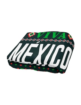 Frazada de tejido plano Juana Gallo Viva México unisex