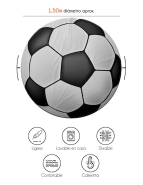Frazada de tejido plano Juana Gallo Balón De Futból unisex