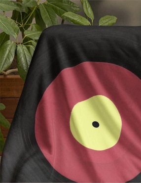 Frazada de tejido plano Juana Gallo Disco De Vinil unisex