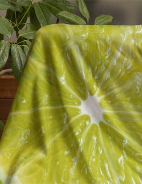 Frazada de tejido plano Juana Gallo Frutas Limón unisex