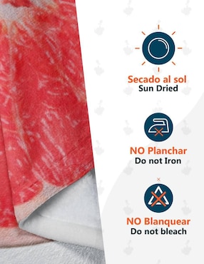 Frazada de tejido plano Juana Gallo Frutas Toronja unisex