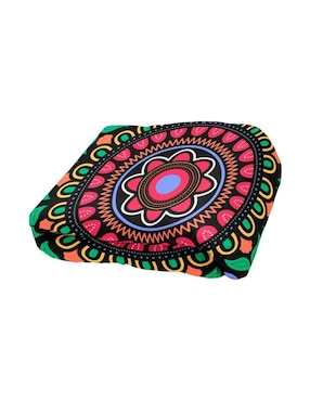 Frazada de tejido plano Juana Gallo Mandala Mexicana unisex