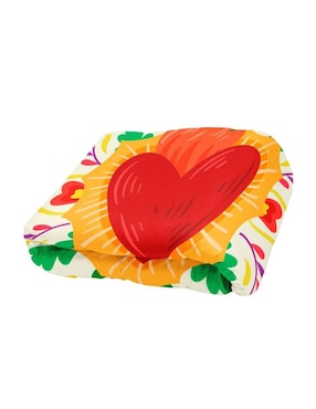 Frazada de tejido plano Juana Gallo Sagrado Corazón unisex