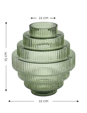 Florero Haus de vidrio