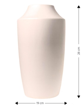 Florero Haus Soft de cerámica
