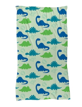 Frazada de tejido plano Juana Gallo Dinosaurios unisex