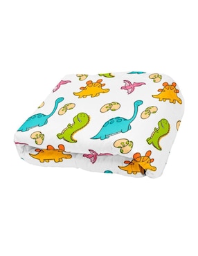 Frazada de tejido plano Juana Gallo Dinosaurios unisex