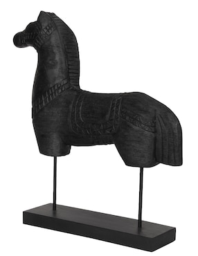 Escultura N Narrative Caballo Ru de madera