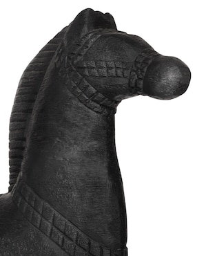 Escultura N Narrative Caballo Ru de madera