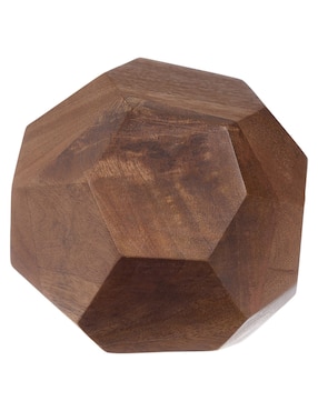 Figura de esfera N Narrative de madera