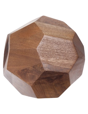 Figura de esfera N Narrative de madera
