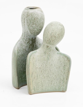 Figura de pareja Sochic de cerámica