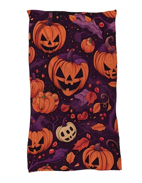 Frazada De Tejido Plano Juana Gallo Halloween Calabaza Unisex