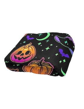 Frazada de tejido plano Juana Gallo Halloween Neon unisex