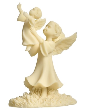 Escultura Religiosa Giftware Angelitos De Poliresina