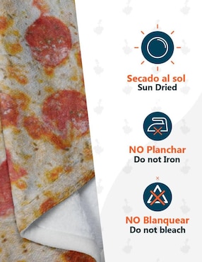 Frazada clásica de tejido punto Juana Gallo Pizza