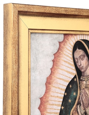 Cuadro Nuestra Señora de Guadalupe técnica mixta Religioso
