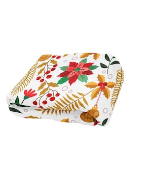 Frazada clásica de tejido punto Juana gallo Patrón navideño unisex