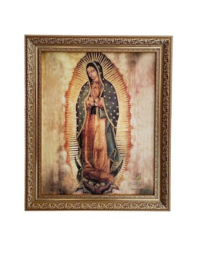 Cuadro Virgen De Guadalupe Técnica Polioleo Encuadro Mx