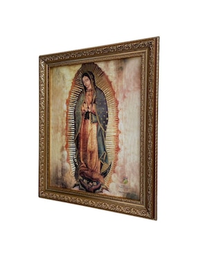 Cuadro Virgen de Guadalupe técnica polioleo Encuadro Mx