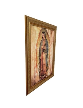 Cuadro Virgen De Guadalupe técnica polioleo Encuadro Mx