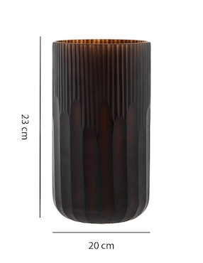 Florero N Narrative Jane Soft Rustic de vidrio