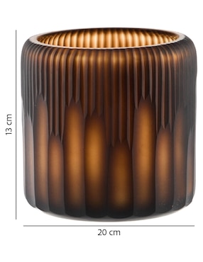 Florero N Narrative Jane Soft Rustic de vidrio