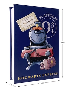 Caja decorativa Haus Kids Libro Harry Potter rectangular