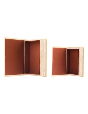 Set caja Haus rectangular con 2 piezas