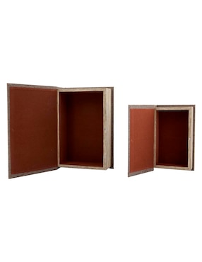 Set caja decorativa Haus Ancestral Plane rectangular con 2 piezas