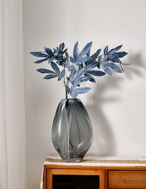 Florero N Narrative Marbled de vidrio