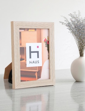Portarretrato Haus Light Wood para 1 foto