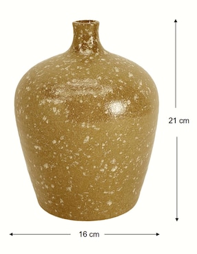 Florero Haus Soft Antique de cerámica