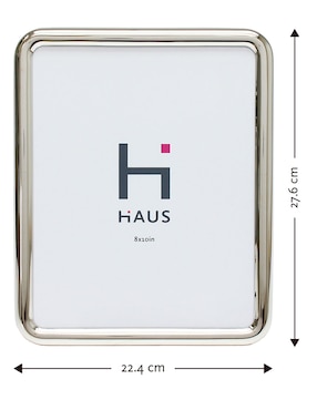 Portarretrato Haus de acero para 1 foto