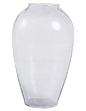 Florero N Narrative Clear Rustic de vidrio